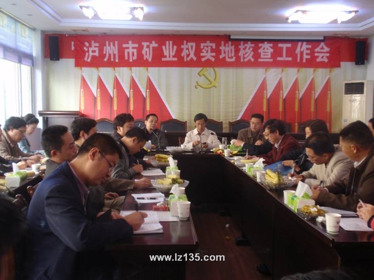 泸州市矿业权实地核查工作会在我队召开