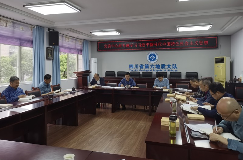 四川省第六地质大队党委理论学习中心组学习《习近平著作选读》