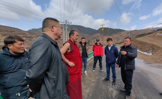 六大队与阿坝州若尔盖县自然资源局签订近400万元地灾治理工程项目合同
