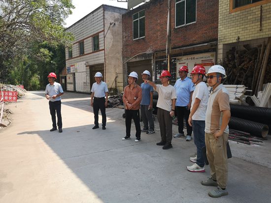 戴敬儒一行到合江县2024年度地质灾害综合治理项目检查指导工作