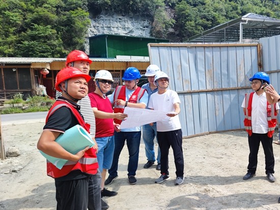 六大队检查组到汶川县2024年度地灾综合治理项目检查指导工作